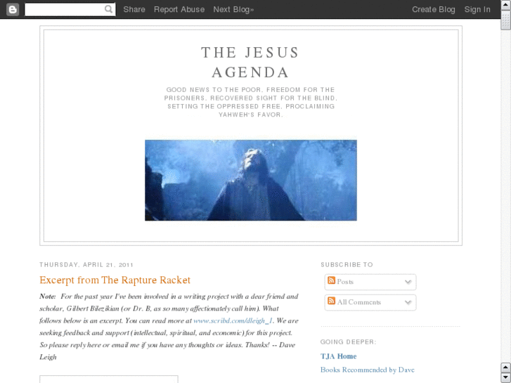 www.thejesusagenda.net