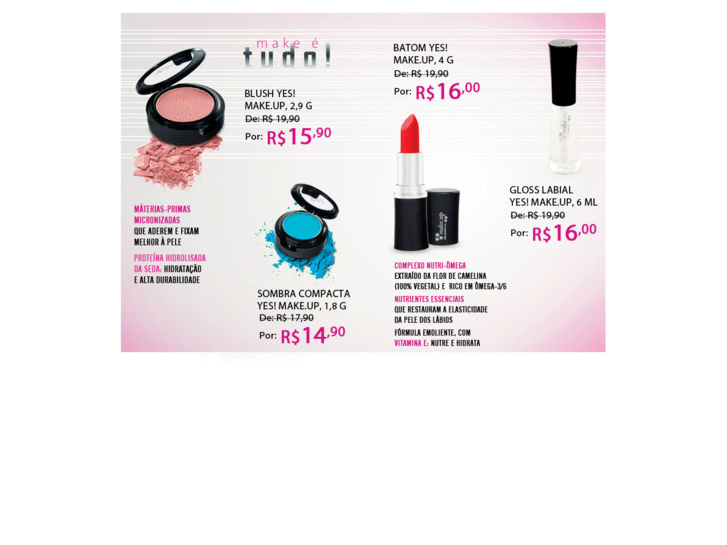 www.yescosmetics.com.br