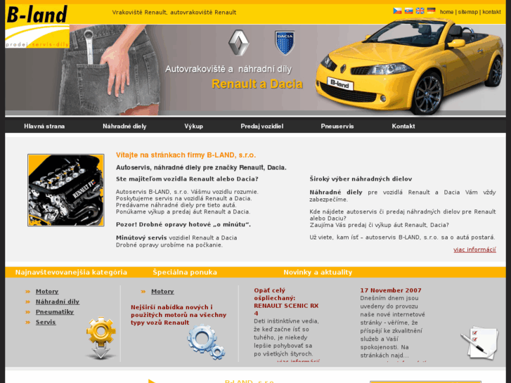 www.autovrakovisko-renault.sk