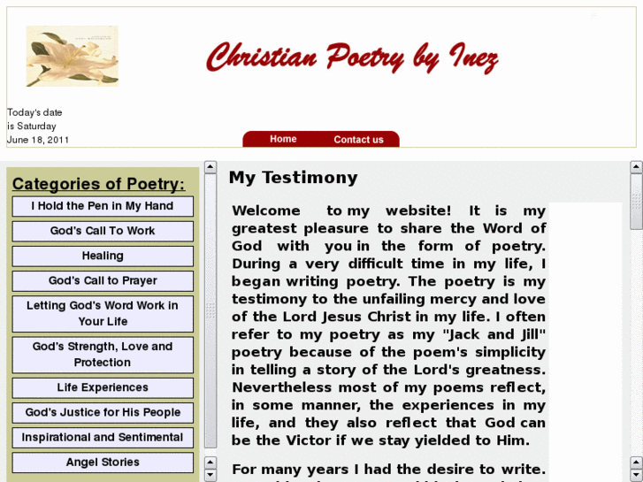 www.christianpoetrybyinez.com