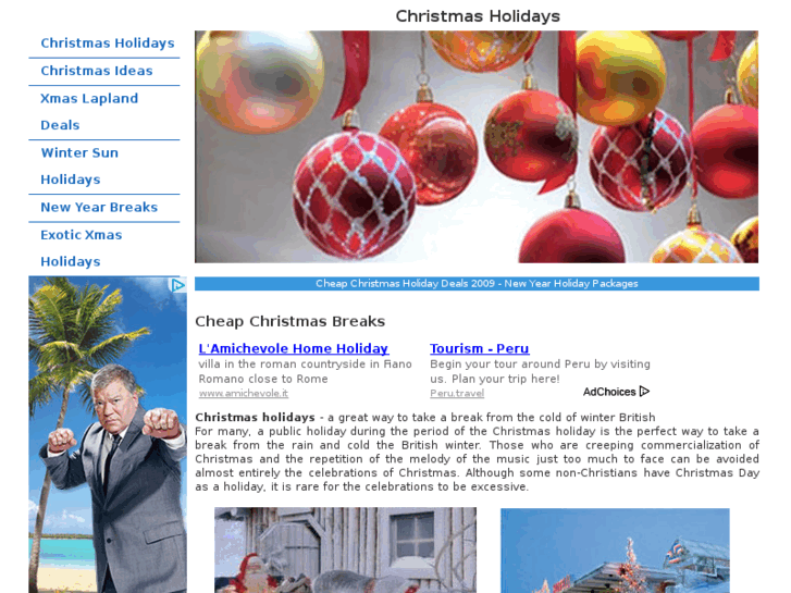 www.christmasholidays.org.uk