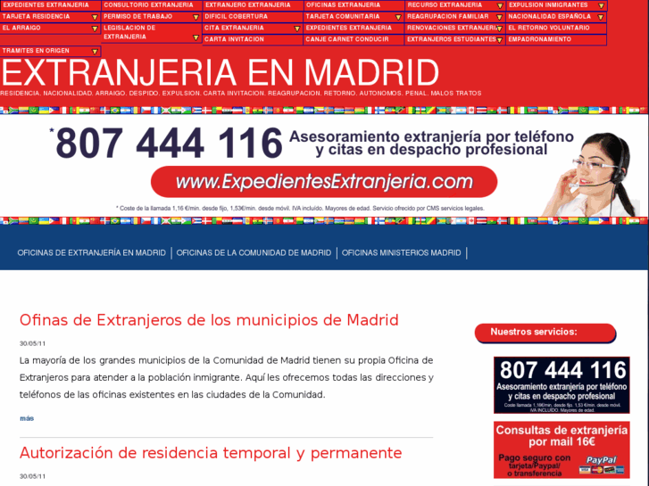 www.extranjeriaenmadrid.com