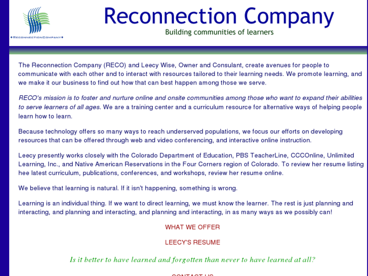 www.reconnectioncompany.com