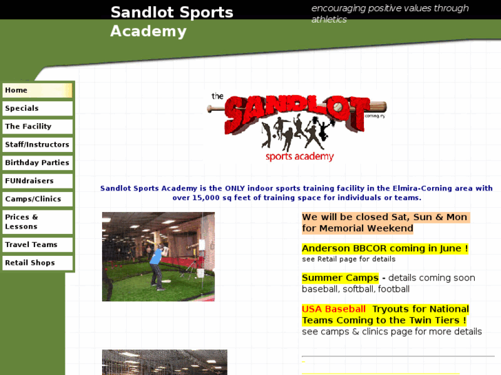 www.sandlotsportsacademy.com