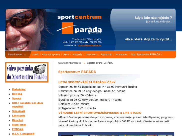 www.sportparada.cz