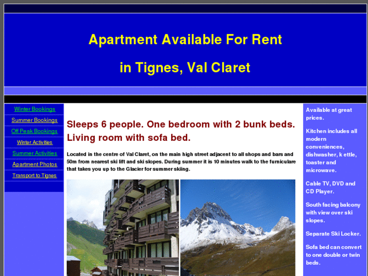 www.tignesapartmentrental.com