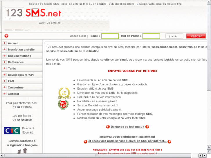 www.123-sms.net