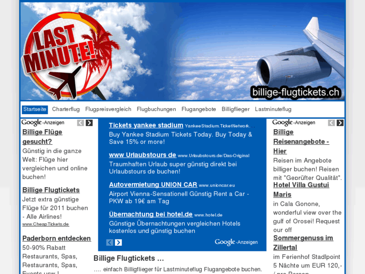 www.billige-flugtickets.ch