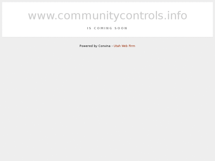 www.communitycontrols.info