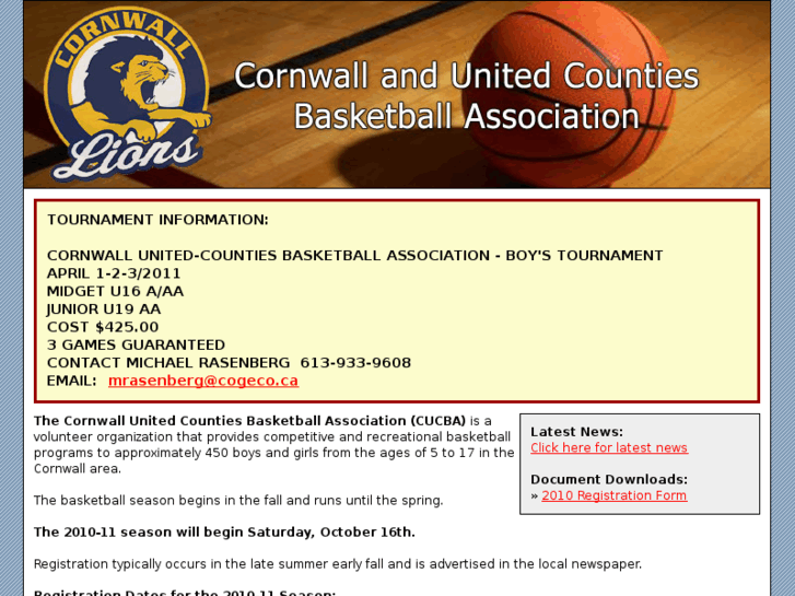 www.cornwallbasketball.com