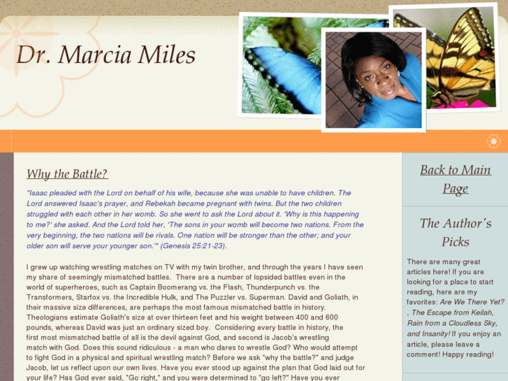 www.drmarciamiles.com