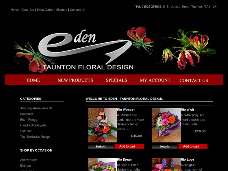 www.eden-florist-taunton.com