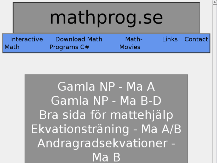 www.mathprog.se