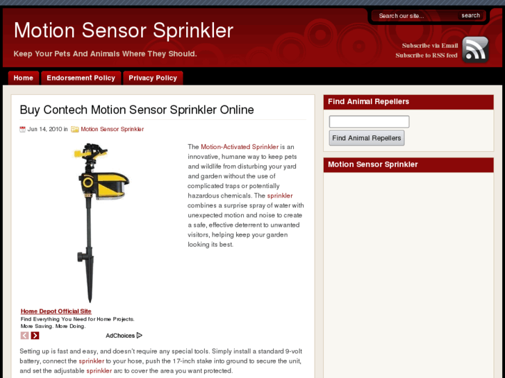 www.motionsensorsprinkler.org