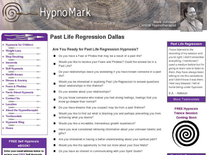 www.pastliferegressiondallas.com