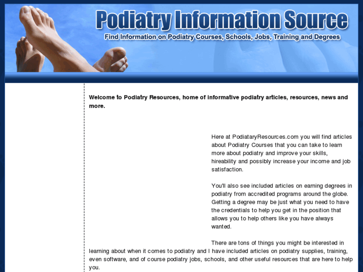 www.podiatryresources.com