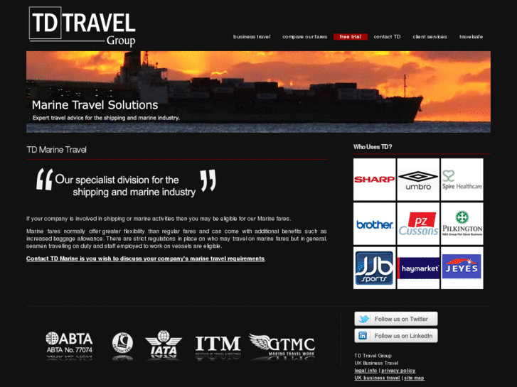 www.tdmarinetravel.com