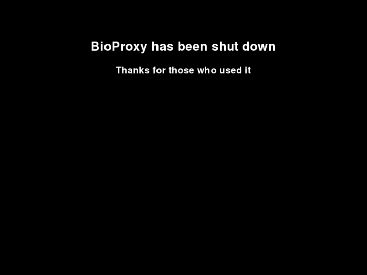 www.bioproxy.info