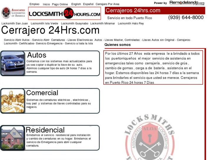 www.cerrajeros24hrs.com