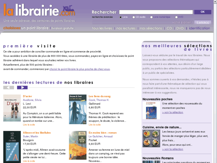 www.lalibrairie.com