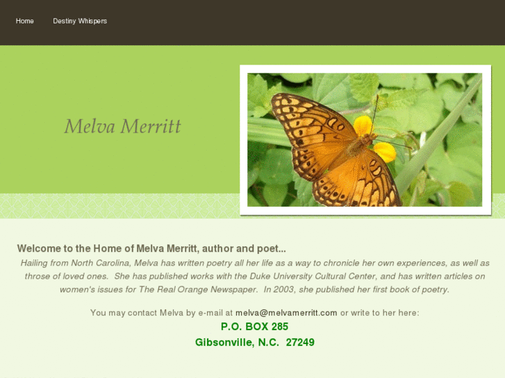 www.melvamerritt.com