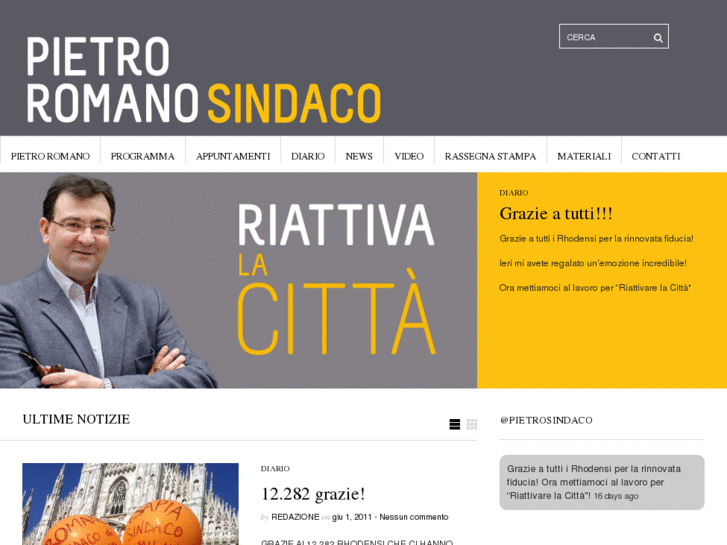 www.pietroromanosindaco.it