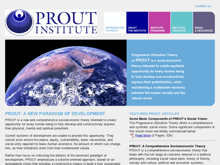 www.proutinstitute.org