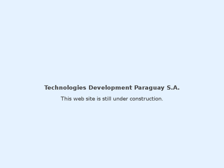 www.technologiesdevelopmentparaguay.com