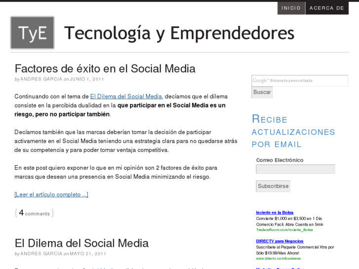 www.tecnologiayemprendedores.com