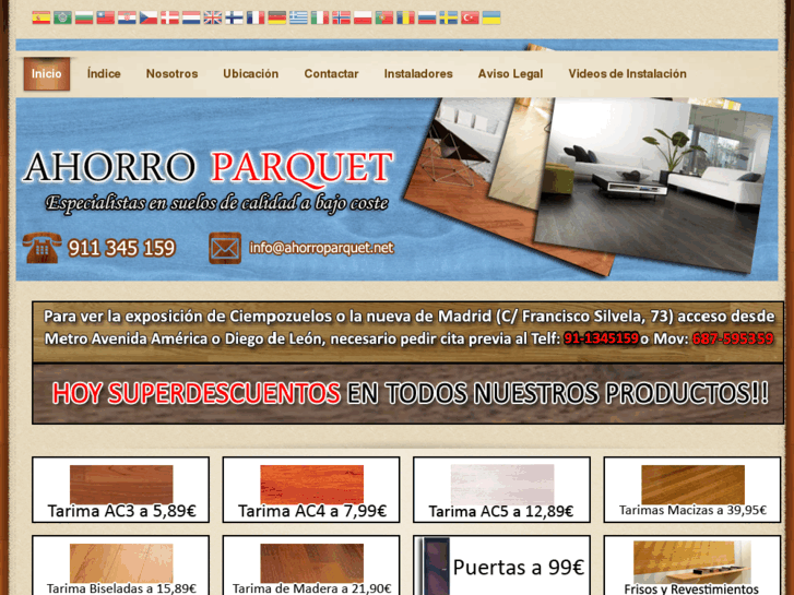 www.ahorroparquet.net