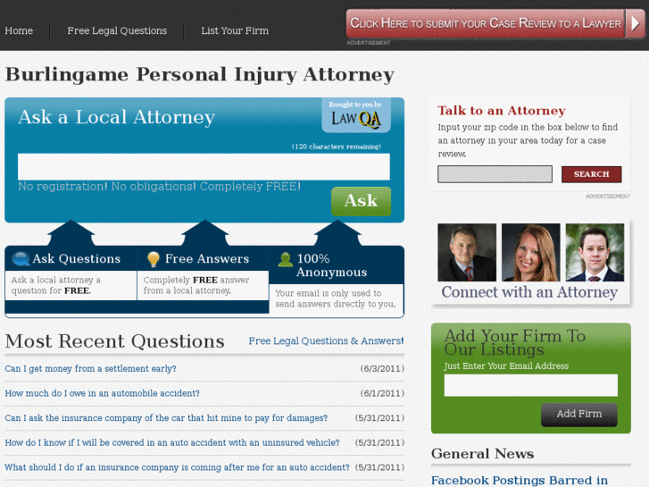 www.burlingamepersonalinjuryattorney.com