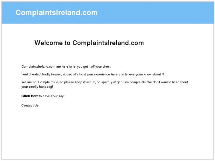 www.complaintsireland.com