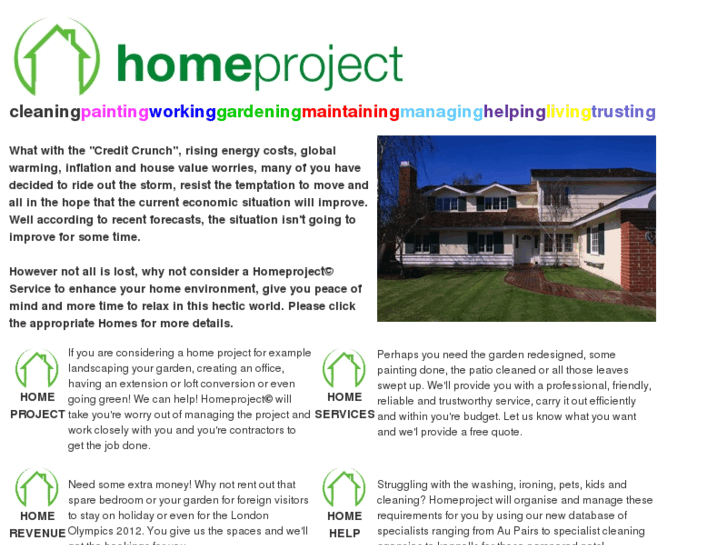 www.homeproject.co.uk