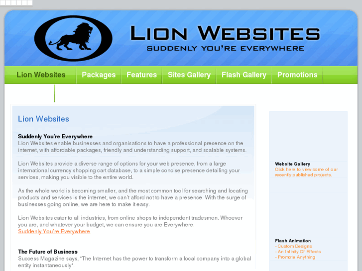 www.lionwebsites.com