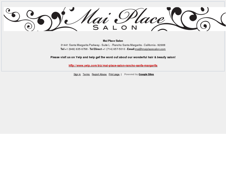 www.maiplacesalon.com