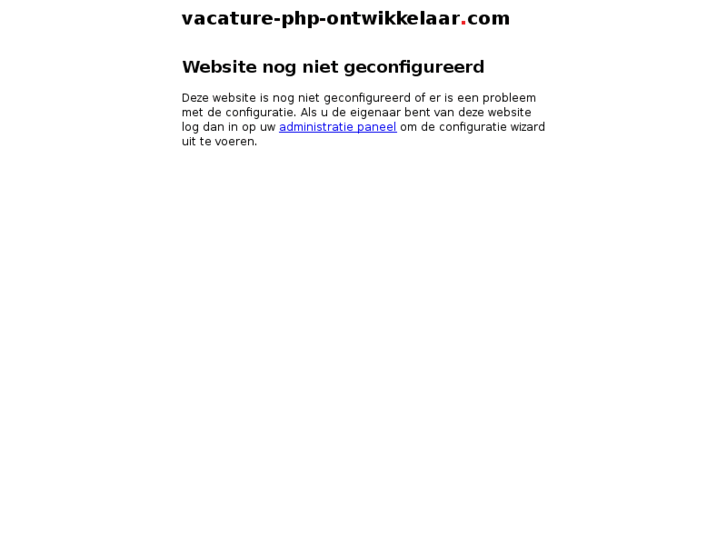 www.vacature-php-ontwikkelaar.com