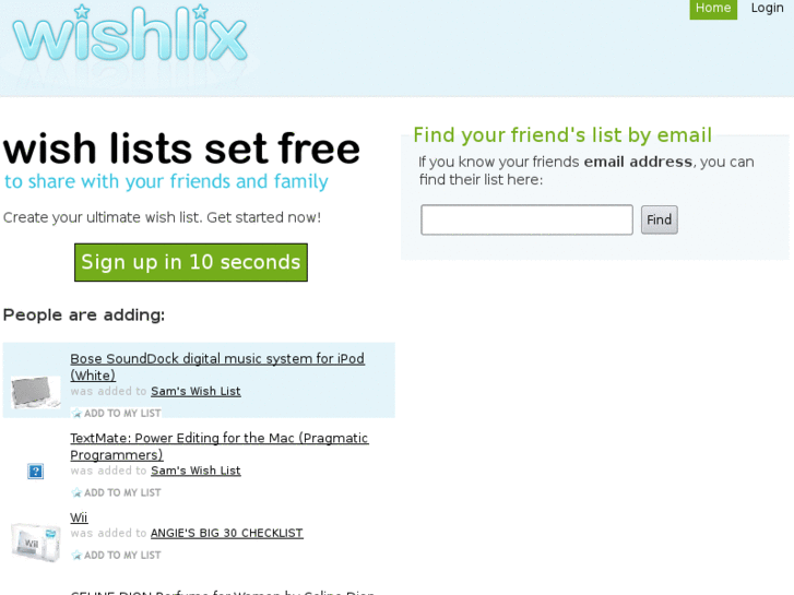 www.wishlix.com