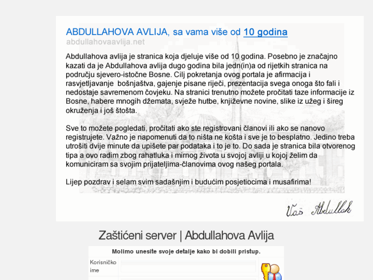 www.abdullahovaavlija.net