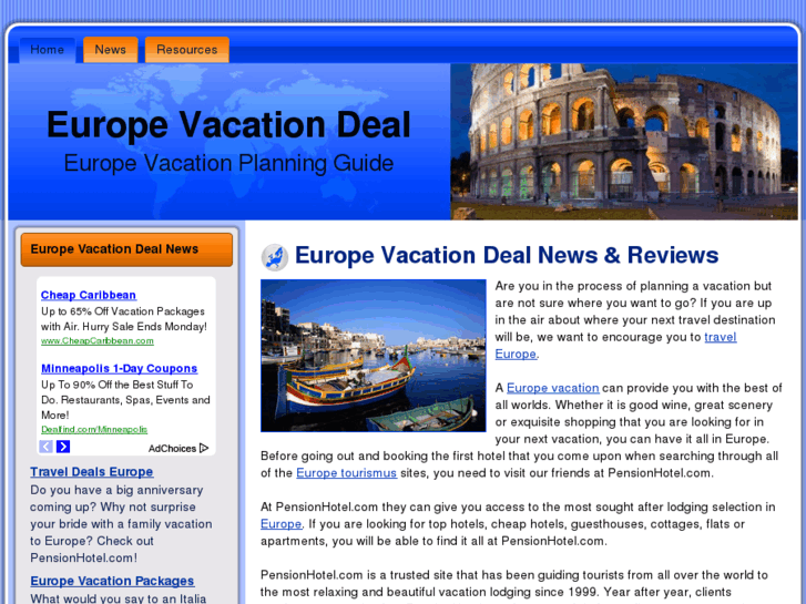 www.europevacationdeal.com