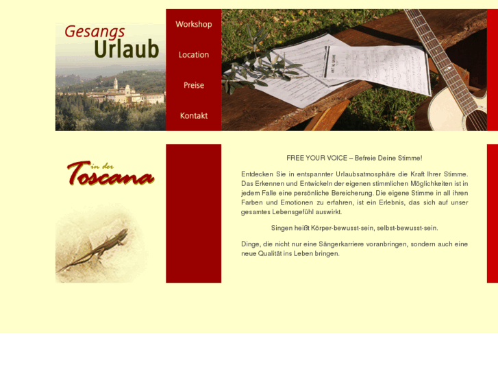 www.gesangsurlaub.com