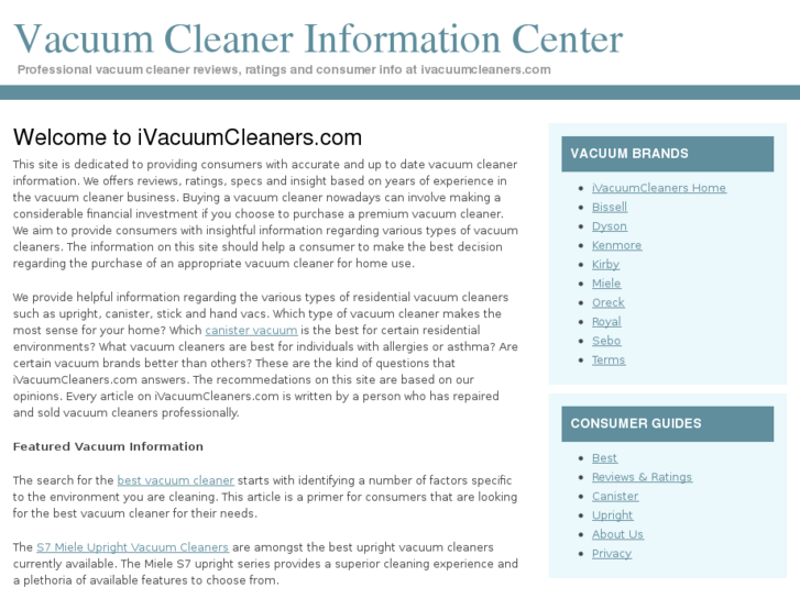 www.ivacuumcleaners.com