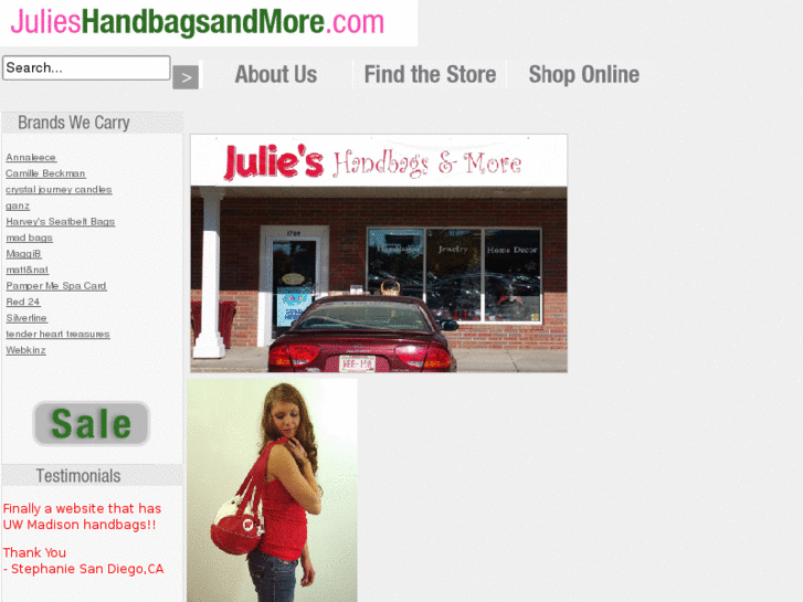 www.julieshandbagsandmore.com