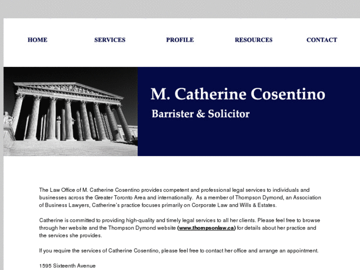 www.mcatherinecosentino.com