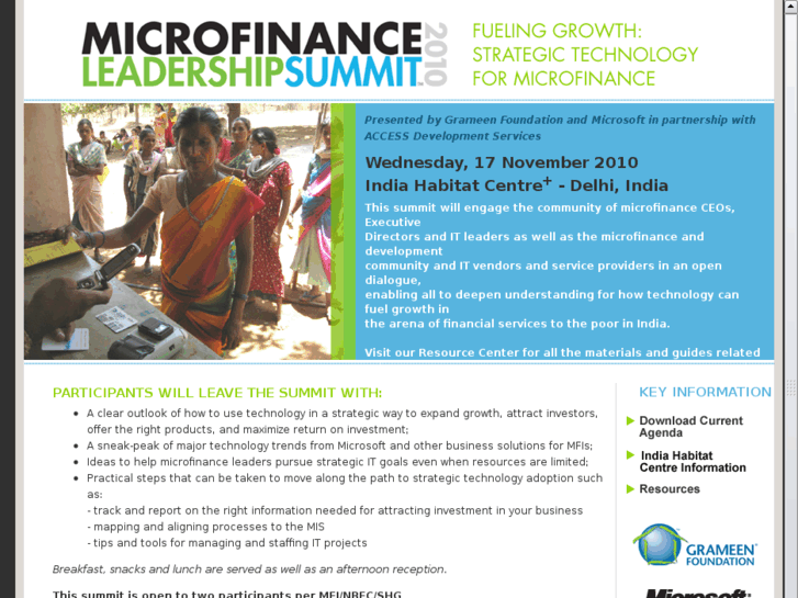 www.microfinanceleadershipsummit.com