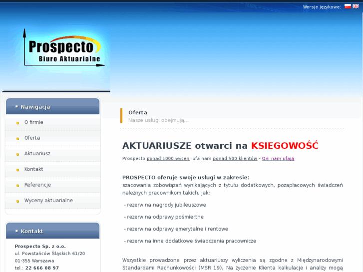 www.prospecto.pl