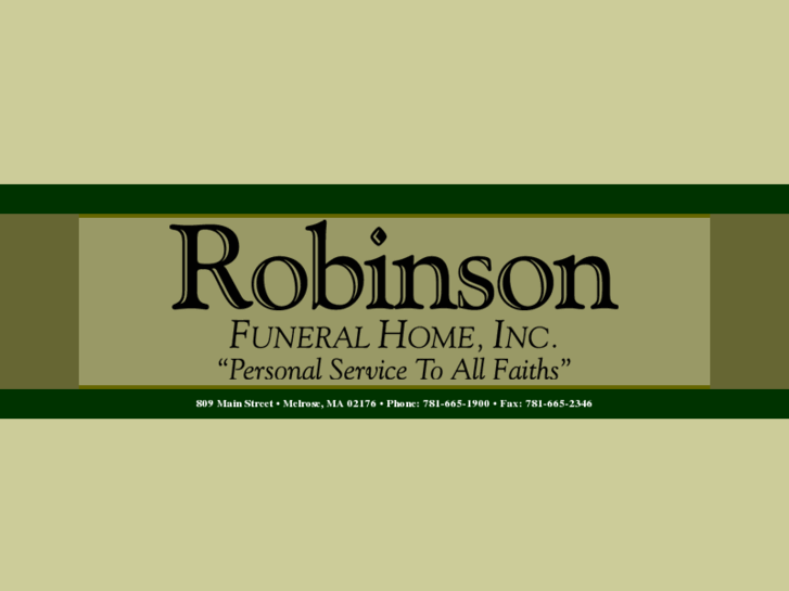 www.robinsonfuneralhome.com