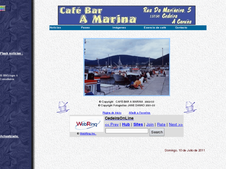 www.cafebaramarina.com