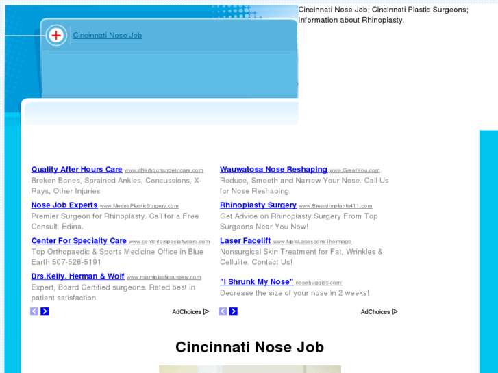 www.cincinnatinosejob.com