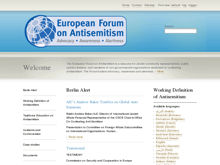 www.european-antisemitism-forum.org