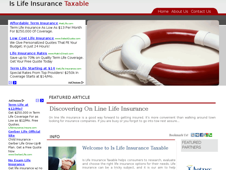 www.islifeinsurancetaxable.com